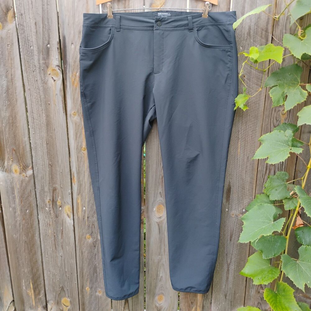 Merrell Stapleton II Hiking Pants Womens Size 16 Black Stretch Outdoor Utility